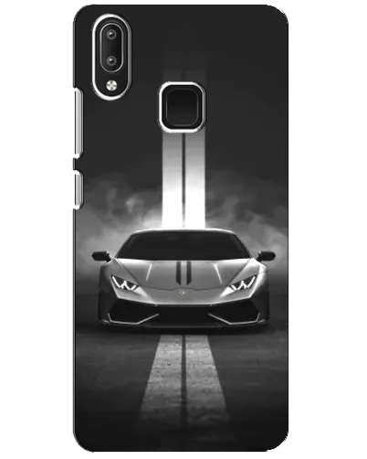 Чехол для Vivo Y95 с картинкой «Lamborghini симметрия дорог»