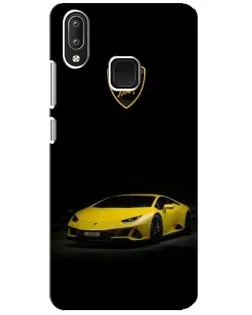 Чехол для Vivo Y95 с картинкой «Lamborghini желтый акцент»