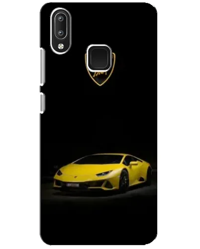 Чехол для Vivo Y95 с картинкой «Lamborghini желтый акцент»
