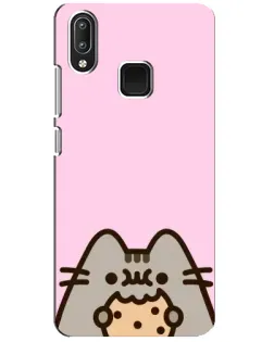 Чехол для Vivo Y95 с картинкой «Pusheen и печенье»
