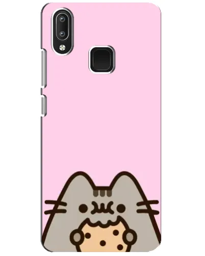 Чехол для Vivo Y95 с картинкой «Pusheen и печенье»