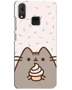 Чехол для Vivo Y95 с картинкой «Пушин с кексом»