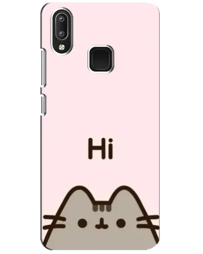 Чехол для Vivo Y95 с картинкой «Пушин говорит Hi»