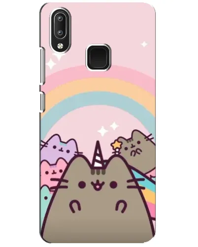 Чехол для Vivo Y95 с картинкой «Единорог Pusheen»