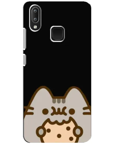 Чехол для Vivo Y95 с картинкой «Пушин на черном»