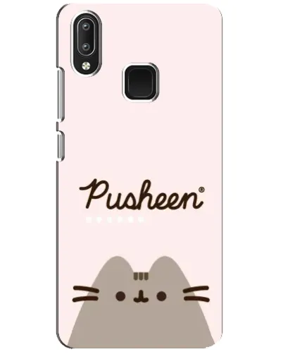 Чехол для Vivo Y95 с картинкой «Pusheen логотип»