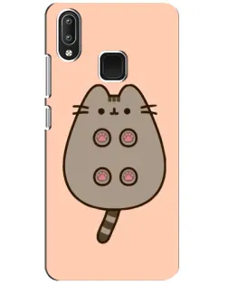 Чехол для Vivo Y95 с картинкой «Пушин пузиком кверху»