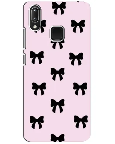 Чехол для Vivo Y95 с картинкой «Черные банты Coquette» Чехол для Vivo Y95 с картинкой «Черные банты Coquette»