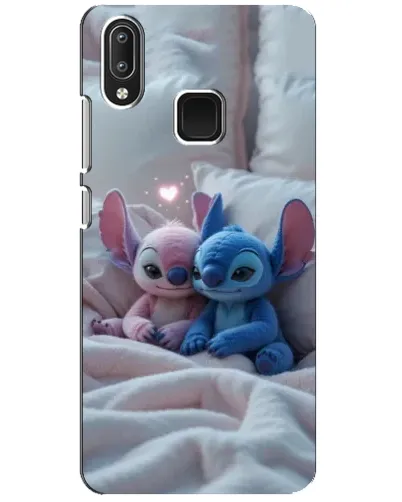 Чехол для Vivo Y95 с картинкой «Плюшевые Стич Ангел»