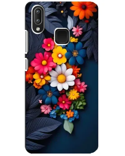 Чехол для Vivo Y95 с картинкой «Цветочная феерия»