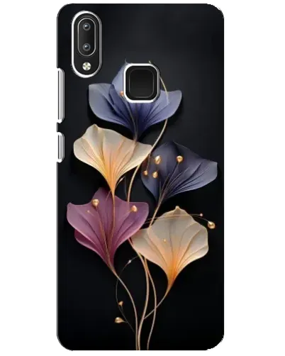 Чехол для Vivo Y95 с картинкой «Лиловые цветы грации»