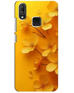 Чехол для Vivo Y95 с картинкой «Золотые лепестки»