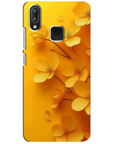 Чехол для Vivo Y95 с картинкой «Золотые лепестки»