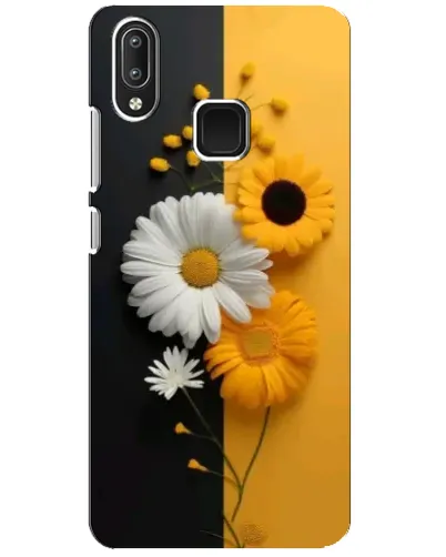 Чехол для Vivo Y95 с картинкой «Подсолнух и ромашка»