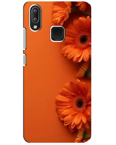 Чехол для Vivo Y95 с картинкой «Оранжевые герберы»