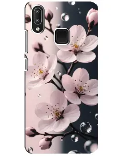 Чехол для Vivo Y95 с картинкой «Нежная сакура и капли»