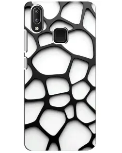 Чехол для Vivo Y95 с картинкой «Белая объемная сетка» Чехол для Vivo Y95 с картинкой «Белая объемная сетка»