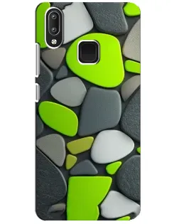 Чехол для Vivo Y95 с картинкой «Яркая неоновая галька»