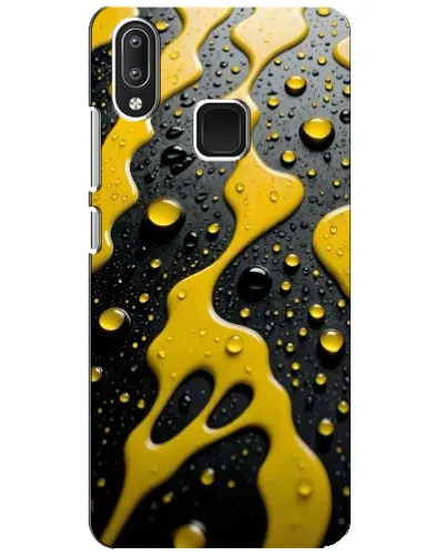 Чехол для Vivo Y95 с картинкой «Жидкое желтое золото» Чехол для Vivo Y95 с картинкой «Жидкое желтое золото»
