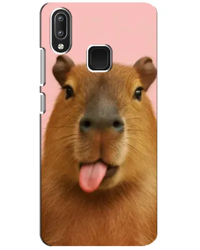 Чехол для Vivo Y95 с картинкой «Капибара с языком» Чехол для Vivo Y95 с картинкой «Капибара с языком»