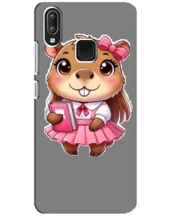 Чехол для Vivo Y95 с картинкой «Девочка капибара»