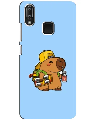 Чехол для Vivo Y95 с картинкой «Капибара на скейте» Чехол для Vivo Y95 с картинкой «Капибара на скейте»