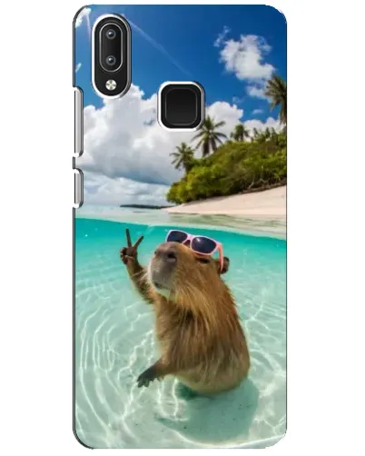 Чехол для Vivo Y95 с картинкой «Капибара на море» Чехол для Vivo Y95 с картинкой «Капибара на море»