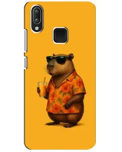 Чехол для Vivo Y95 с картинкой «Капибара на отдыхе»