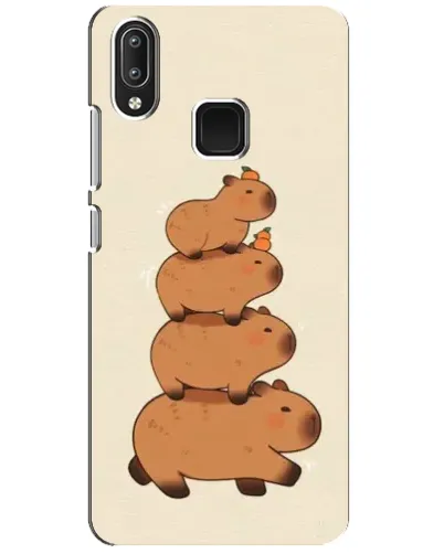 Чехол для Vivo Y95 с картинкой «Башня из капибар» Чехол для Vivo Y95 с картинкой «Башня из капибар»