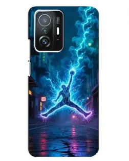 Чохол для Xiaomi 11T / 11T Pro з картинкою «Jordan Gold Jumpman»