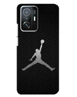 Чохол для Xiaomi 11T / 11T Pro з картинкою «Jordan Dark Carbon»