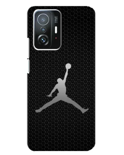 Чехол для Xiaomi 11T / 11T Pro с картинкой «Jordan Dark Carbon»