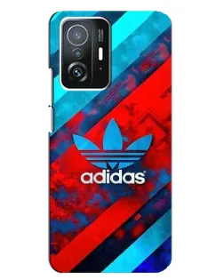 Чохол для Xiaomi 11T / 11T Pro з картинкою «Абстракція Adidas»