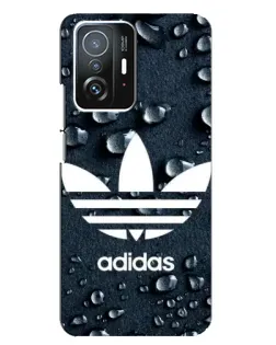 Чохол для Xiaomi 11T / 11T Pro з картинкою «Adidas Trefoil Blue»