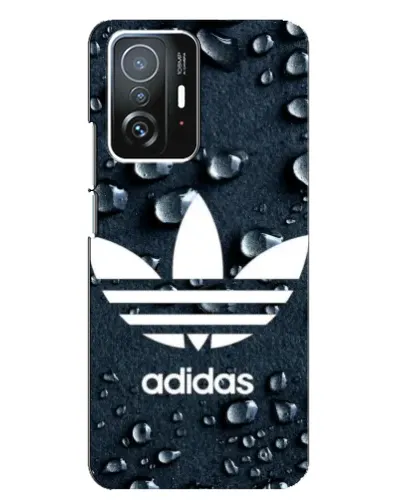Чехол для Xiaomi 11T / 11T Pro с картинкой «Adidas Trefoil Blue»