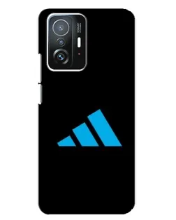Чохол для Xiaomi 11T / 11T Pro з картинкою «Adidas Cyan Logo»