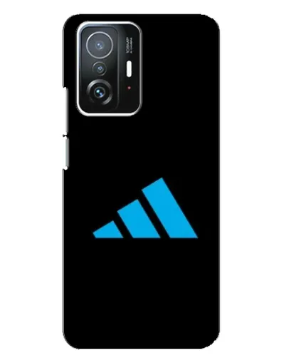 Чехол для Xiaomi 11T / 11T Pro с картинкой «Adidas Cyan Logo»