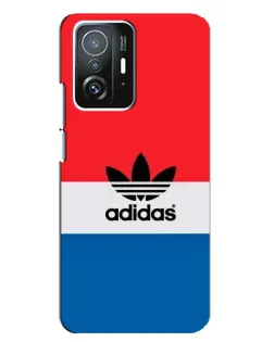 Чохол для Xiaomi 11T / 11T Pro з картинкою «Ретро блоки Adidas»