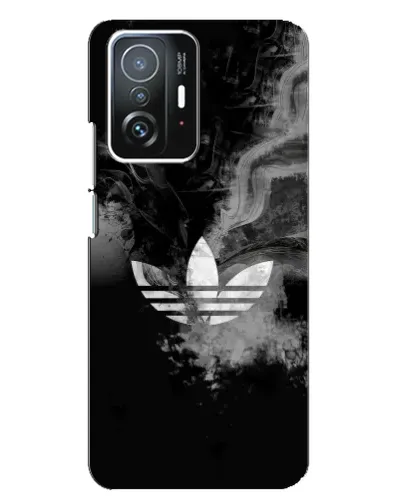 Чехол для Xiaomi 11T / 11T Pro с картинкой «Абстрактный дым Adidas»