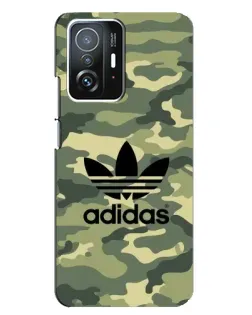 Чохол для Xiaomi 11T / 11T Pro з картинкою «Мілітарі стиль Adidas»