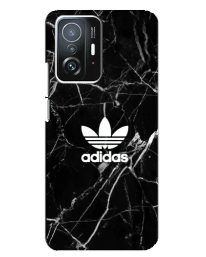 Чехол для Xiaomi 11T / 11T Pro с картинкой «Белый мрамор Adidas»