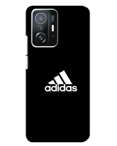 Чехол для Xiaomi 11T / 11T Pro с картинкой «Черная классика Adidas»
