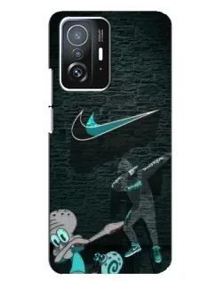 Чохол для Xiaomi 11T / 11T Pro з картинкою «Спортивний арт Nike»