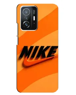 Чохол для Xiaomi 11T / 11T Pro з картинкою «Помаранчевий драйв Nike»