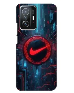 Чехол для Xiaomi 11T / 11T Pro с картинкой «Техногенный стиль Nike» Чехол для Xiaomi 11T / 11T Pro с картинкой «Техногенный стиль Nike»