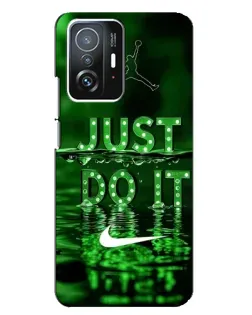Чехол для Xiaomi 11T / 11T Pro с картинкой «Зеленый неоновый Nike» Чехол для Xiaomi 11T / 11T Pro с картинкой «Зеленый неоновый Nike»
