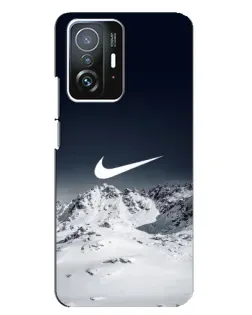 Чехол для Xiaomi 11T / 11T Pro с картинкой «Nike — зимние горы» Чехол для Xiaomi 11T / 11T Pro с картинкой «Nike — зимние горы»
