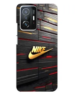 Чехол для Xiaomi 11T / 11T Pro с картинкой «Золотой Nike на металле» Чехол для Xiaomi 11T / 11T Pro с картинкой «Золотой Nike на металле»