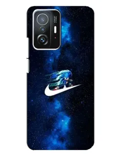 Чехол для Xiaomi 11T / 11T Pro с картинкой «Звездный путь Nike» Чехол для Xiaomi 11T / 11T Pro с картинкой «Звездный путь Nike»