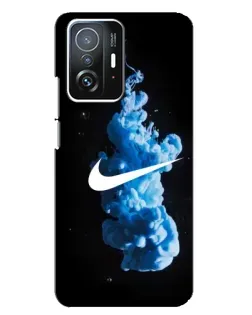Чехол для Xiaomi 11T / 11T Pro с картинкой «Nike и синий дым» Чехол для Xiaomi 11T / 11T Pro с картинкой «Nike и синий дым»
